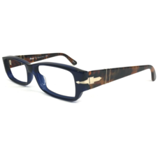Persol Eyeglasses Frames 2933-V 873 Blue Brown Tortoise Rectangular 52-17-140 - £99.39 GBP