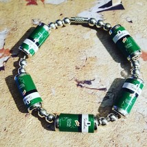 Unique Gin &amp; Tonic Cans Bracelet Handcrafted Gordons G &amp; T London Dry Miniature - $12.65