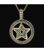 Authentic Lori Bonn Bons 925 Silver Super Star W/ Chain  Pendant 59813 New - $867.68 MXN