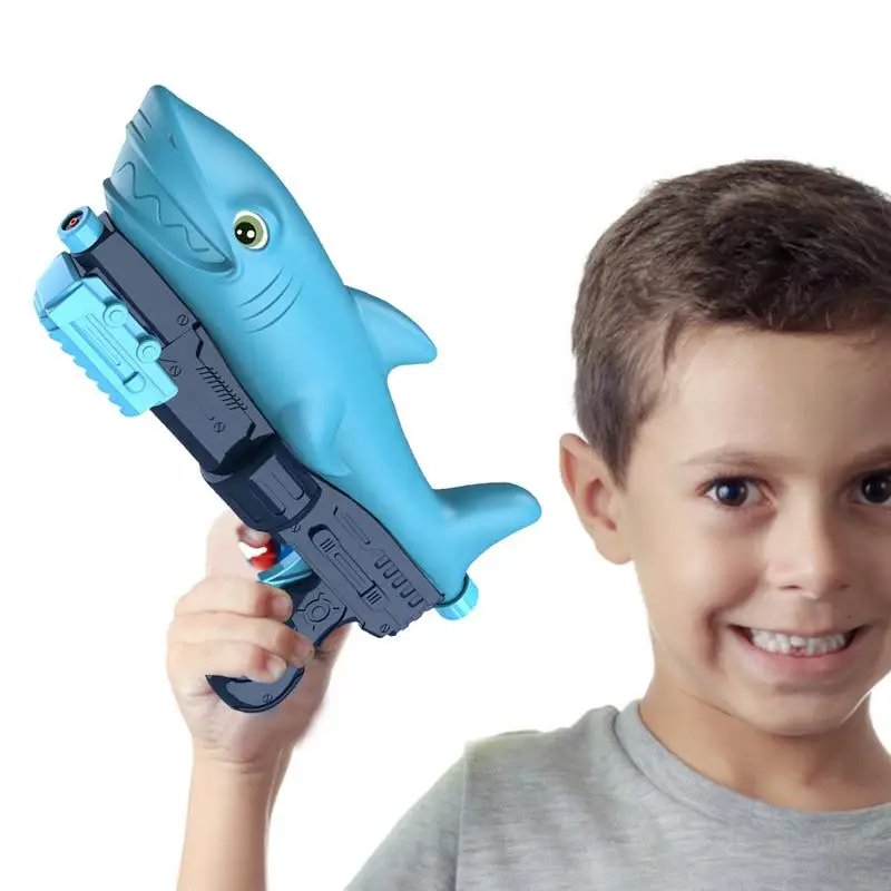 Squirt Guns Sharks-Shaped Long-Range Shooting Water Soaker Blaster Squirt Toy - £11.16 GBP