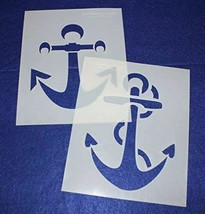 Large Anchor Stencils 8" X 10" Mylar 2 Pieces of 14 Mil - Painting /Crafts/ Temp - $26.16