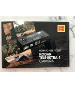 Kodak Tele-Ektra 1 - INSTRUCTIONS ONLY Mint condition - £9.23 GBP