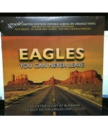 THE EAGLES YOU CAN NEVER LEAVE 10 INCH DOUBLE ORANGE VINYL - £39.68 GBP