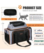 Eilqnaav Pet Carrie Airline Approved Cat Dog Carrier 17x12x12 (C2) - $24.42 CAD
