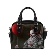 Pennywise Scary Clown PU Leather Shoulder Handbag Bag - £30.02 GBP