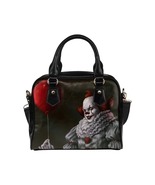 Pennywise Scary Clown PU Leather Shoulder Handbag Bag - £30.00 GBP