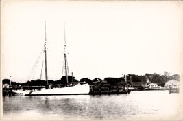 Portland Harbor Maine As Seen in 1939 Ship Docks Houses Piers Postcard Z17 - $8.95