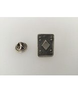 Ace Of Diamonds Pewter Lapel Pin Badge Handmade In UK - £5.90 GBP