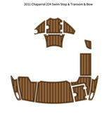 2011 Chaparral 224 Swim Platform Bow Boat EVA Foam Faux Teak Deck Floor ... - $450.00