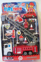 Toy For BOY/GIRL: Urban Fire Truck &quot;City Series&quot; New!!! Ladder Included - £6.02 GBP