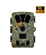 5K 60MP WIFI Trail Camera with Infrared Bluetooth Waterproof Outdoor Hun... - $92.35 CAD