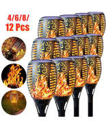 12LED 33LED Solar Flame Torch Lights Flickering LED Light Waterproof Gar... - $61.35+