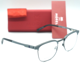 New Morel Oga 10098O GB03 Matte Gunmetal Authentic Eyeglasses Frame 50-20 France - £108.71 GBP