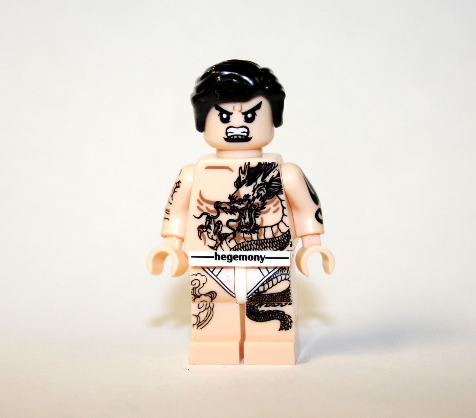Minifigure Tattooed Man In Under Wear Tattoos Tattoo US Seller - $7.98