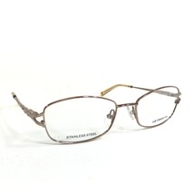 Liz Claiborne Eyeglasses Frames L628 0IN5 Coral Pinkish Gold Square 51-17-130 - $55.89