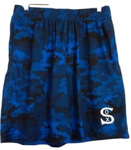 Mens Jersey Swim Trunks Blue Camo Size M Mesh Lined Chicago White Sox MLB - £20.70 GBP