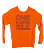 Orange Fitted Running Shirt Medium Under Armour Long Sleeve One More Mil... - $25.74