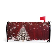 Home Garden Christmas Tree Magnetic Mailbox Cover Standard - £27.08 GBP