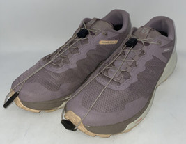 Salomon Womens Sense Ride 3 409699 Purple Running Shoes Sneakers Size 9 - £19.65 GBP