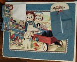 Raggedy Ann &amp; Andy Nursery Crib Set Diaper Hanger Dust Ruffle 35&quot;x42&quot; Co... - £63.30 GBP