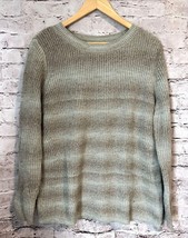 J. Jill Green Crewneck Pullover Women’s Sweater Cotton Blend M - $324.25 MXN