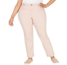 Style &amp; Co Womens Plus 20W Blush Blossom High Rise Slim Leg Jeans NWT Q78 - $29.39