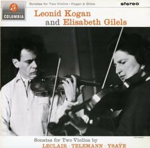 Leonid Kogan And Elisabeth Gilels Sonatas For Two Violins 180g LP - £52.68 GBP