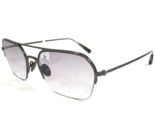 John Varvatos Sunglasses V173 Gunmetal Gray Hexagon Half Rim with Purple... - $98.99