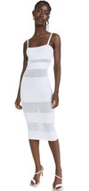 Sergio Hudson Knit mesh Strappy Dress Sz S White $895 - £154.60 GBP