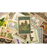 1920&#39;s Germany Notgeld Money 25pc City Views - Belgard, Dornburg, Weida - $99.00