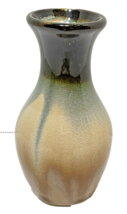 Vintage Crackle Glazed Small Bud Vase Graduated Color 5&quot; Tall 2&quot; Opening - £14.34 GBP