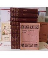VTG 1953 Grolier Book of Knowledge 20 Volume 10 HC Book Set + 3 Bonus Gu... - £79.89 GBP