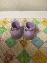 Vintage Cabbage Patch Kids Purple Shoes For CPK Girl Dolls 2004 - £35.97 GBP