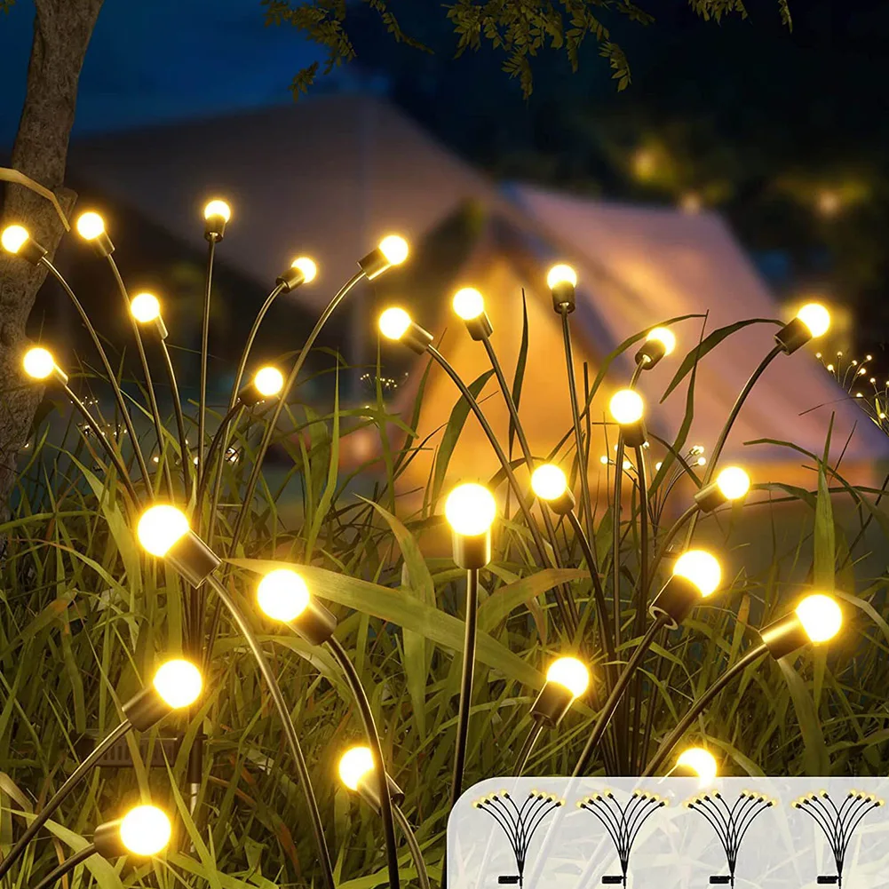 Solar Led Light Camping Lights Waterproof Camping Supplies Firefly Lights - £15.78 GBP+