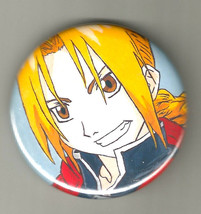 Full Metal Alchemist Promo Button / Pin ~ Edward Elric / Hiromu Arakawa - $7.91
