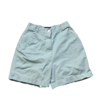 Charter Club Vintage Midi Shorts ~ Sz 4 ~ Teal Green ~ High Rise ~ 5&quot; Inseam - $17.09