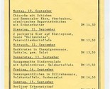 Cafe Mohring Menu Berlin Germany 1990 - $15.84