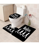 3Pcs/set The Beatles 02 Bathroom Toilet Mat Set Anti Slip Bath Mat decor... - £24.88 GBP+