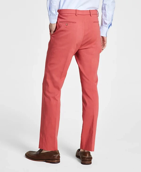 Tommy Hilfiger Modern-Fit TH Flex Stretch Performance Pant Red Men Sz 32x32 NWT Item image 3