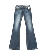 Miss Me Jeans Sz 28  Signature Boot Cut Sequined Women&#39;s JP6258B Fit 30x34 - $81.62 CAD
