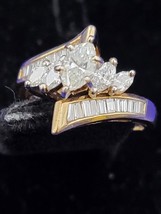 Authenticity Guarantee 
Diamond Ring  Ladies 14k Yellow Gold aprox. 1.5 ctw - £1,441.96 GBP