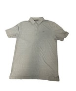 Travis Mathew Short Sleeve Light Gray Polo Shirt Mens Small S Horizontal... - $15.00