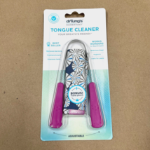 Dr. Tung&#39;s Tongue Cleaner Scraper Adjustable Stainless Steel w/ Pouch NE... - £9.73 GBP