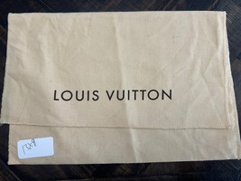 Louis Vuitton Beige Fold Over Envelope Dust Bag 13&quot; x 9&quot; - $501.23 MXN