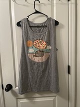 Pusheen Men&#39;s Graphic Print Tank Top Gray Tee Size Large - $36.63