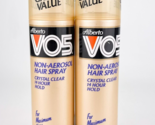 Alberto VO5 Hair Spray Super Crystal Clear 14 hour Hold 10oz Lot Of 2 - $47.84