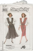 Simplicity 9391 Jiffy Jumper Dress Pattern Misses and Petite Size 6-24 Uncut - £11.05 GBP