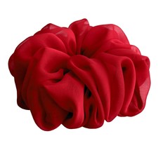 38 Colors Available Big Scrunchies for Hair Soft Cheer Chiffon large Ponytail Ho - £23.46 GBP