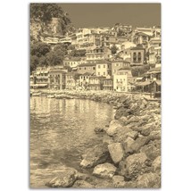 Parga Poster Vintage Print | Retro Parga Black and White Sepia Photo Gift | Parg - £15.86 GBP