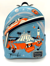 Disney Parks Tomorrowland Loungefly Backpack Magic Kingdom Peoplemover Monorail - $96.02